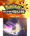 English Pokémon Ultra Sun title screen