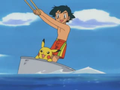 Ash's orange trunks from Pokémon the Series: Ruby and Sapphire
