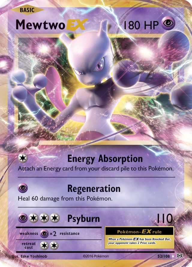 Mewtwo-EX (Evolutions 52) - Bulbapedia, the community-driven Pokémon ...