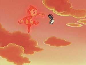 Ash catching Chimchar.png