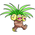 Exeggutor with four visible heads in artwork from the original series