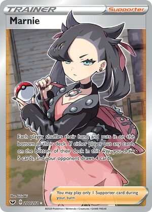 Marnie (Sword & Shield 169) - Bulbapedia, the community-driven Pokémon ...