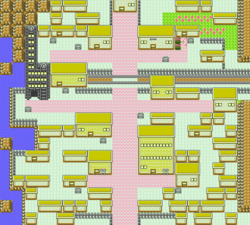 Pokemon Heart Gold and Soul Silver - Goldenrod City (Pokemon on