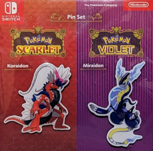 Pokemon Scarlet Violet 2022 preorder pins.PNG