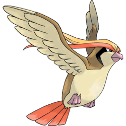 Pidgeot By Meowmatsu - Pidgey Pokemon Rojo Fuego - Free Transparent PNG  Clipart Images Download