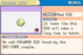 A Bad Egg's summary in Pokémon FireRed and LeafGreen
