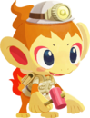 Café ReMix Chimchar Explorer outfit.png