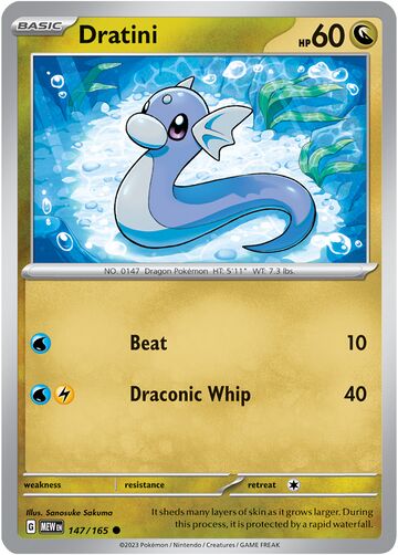 Dratini (151 147) - Bulbapedia, the community-driven Pokémon encyclopedia