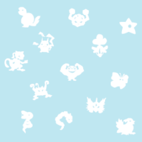 Pocket Monsters Blue designs