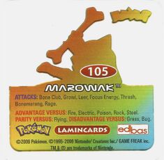 Pokémon Square Lamincards - back 105.jpg