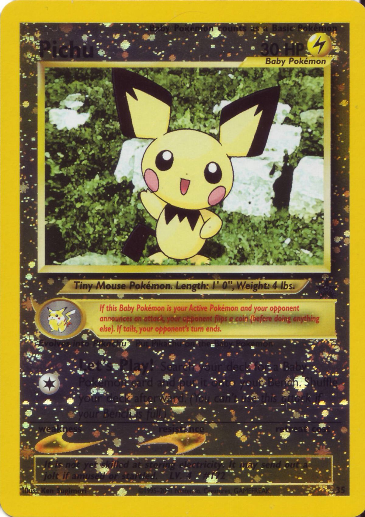 Pokémon Cards Featuring Pichu
