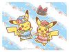 Pokémon Café Pikachu Sweets art for the 2023 World Championships[7]