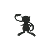 ""The Minimal Mew embroidery from the Pokémon Shirts clothing line."