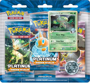 Pokemon Platinum Arceus 3-Booster Blister Pack - Cresselia Promo