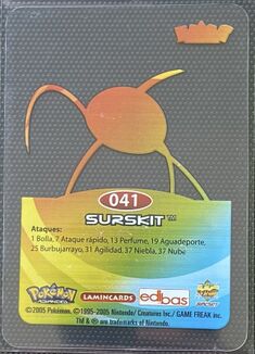 Pokémon Rainbow Lamincards Advanced - back 41.jpg