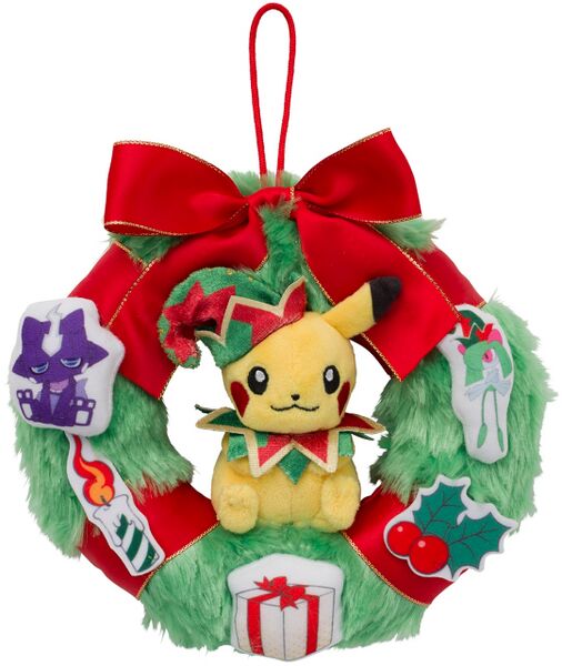 File:Toy Factory Pikachu Wreath Plush.jpg
