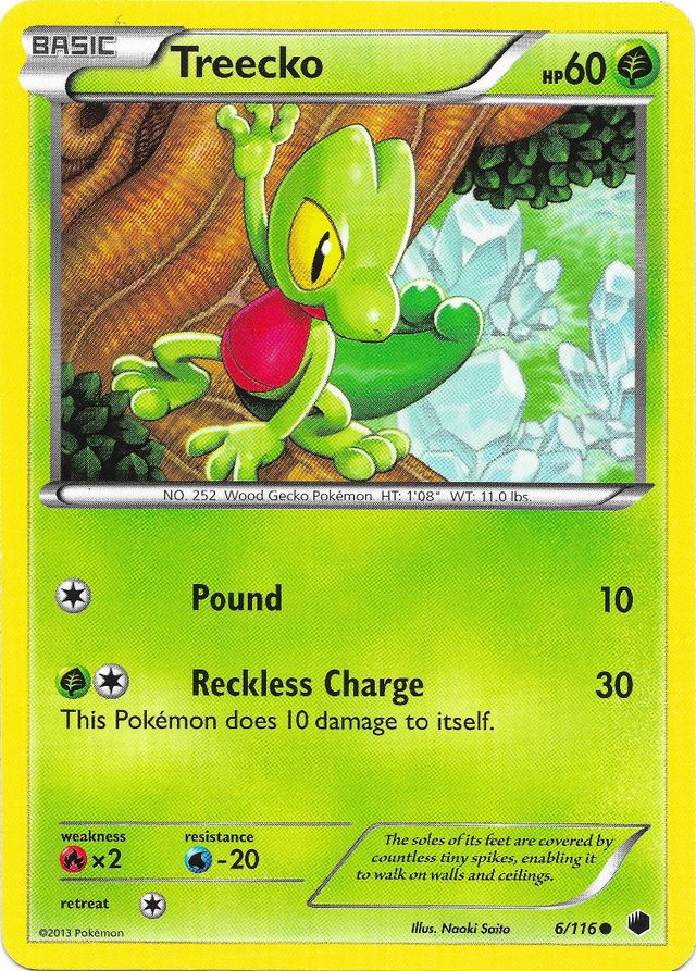 Treecko (Plasma Freeze 6) - Bulbapedia, The Community-driven Pokémon ...