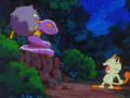 Meowth being ignored by Ekans and Koffing.png