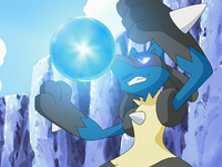 Riley Lucario Aura Sphere.png