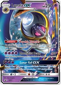 Lunala GX Full Gold -SL05 172/156 -Carte Pokemon Française