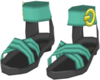 SM Low-Heeled Sandals Green f.png