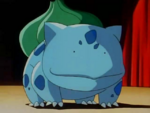 Duplica's Ditto transformed into Ash's Bulbasaur