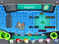 The Super Training screen from Pokémon X and Y