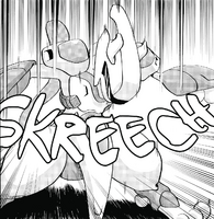 Under the M2 Bind in the FireRed & LeafGreen chapter of Pokémon Adventures by Satoshi Yamamoto