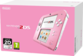 Pink + White Nintendo 2DS box