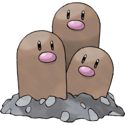 diglett underground monster