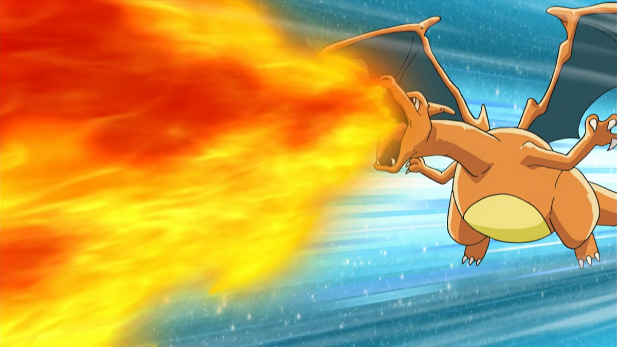 File:Ash Charizard Flamethrower.png - Bulbagarden Archives