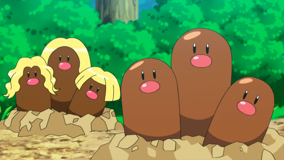 File:Dugtrio anime.png. 