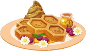 Café ReMix Combee Waffles with Honey.png