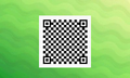 A QR Code displayed in the game