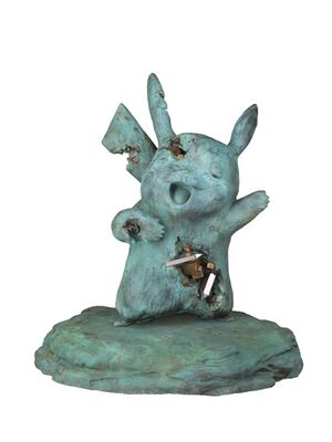 Daniel Arsham Pokémon Bronze Crystalized Pikachu.jpg