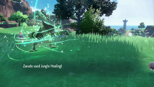 Pokemon Sword/Shield - Jungle Healing move revealed for Zarude