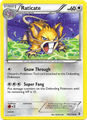 Super Fang is quite strong! Its effect seems similar to that of False Swipe... PS. It's foiled.