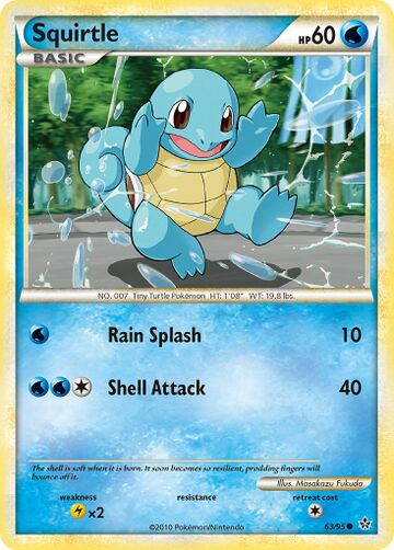 Squirtle (Unleashed 63) - Bulbapedia, The Community-driven Pokémon ...