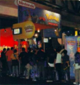 The Pokémon booth at the convention.