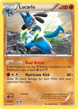 Lucario (Plasma Storm 78) - Bulbapedia, the community-driven Pokémon ...