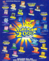A promotional poster showcasing all 24 available power cards.