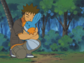 Brock after catching Mudkip