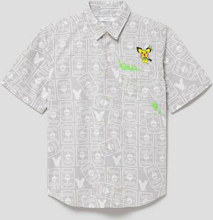 Pichu Pokémon Card P-Lab Collaboration Short-Sleeve Shirt.jpg