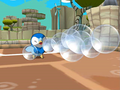 Piplup using Bubble