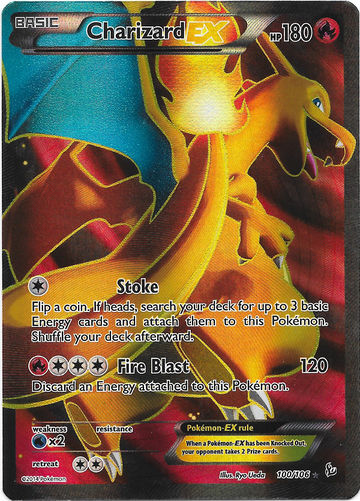 Charizard-EX (Flashfire 11) - Bulbapedia, the community-driven Pokémon ...