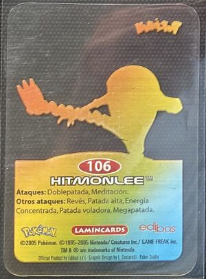 Pokémon Rainbow Lamincards Series 1 - back 106.jpg