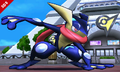 Greninja as seen on the Nintendo 3DS version