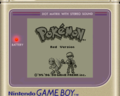 Pokémon Red Secret title screen (Virtual Console)