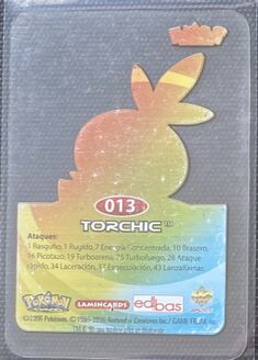 Pokémon Rainbow Lamincards Advanced - back 13.jpg