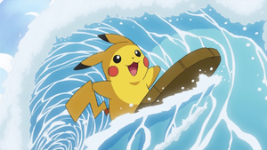 Surfing Pikachu BW087.png